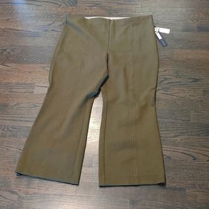 Anthropologie Essential Crop Flare Pants NWT